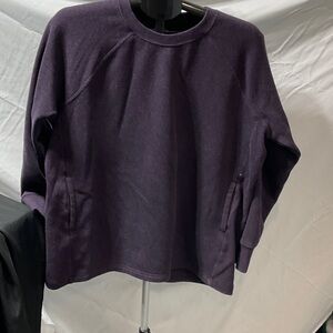Kirkland Signature Deep Purple Sweatshirt.  Gently Worn.  Has Pockets.